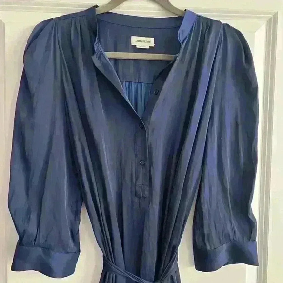 Zadig & Voltaire Retouch Satin Dress Size - Large - Picture 2 of 6